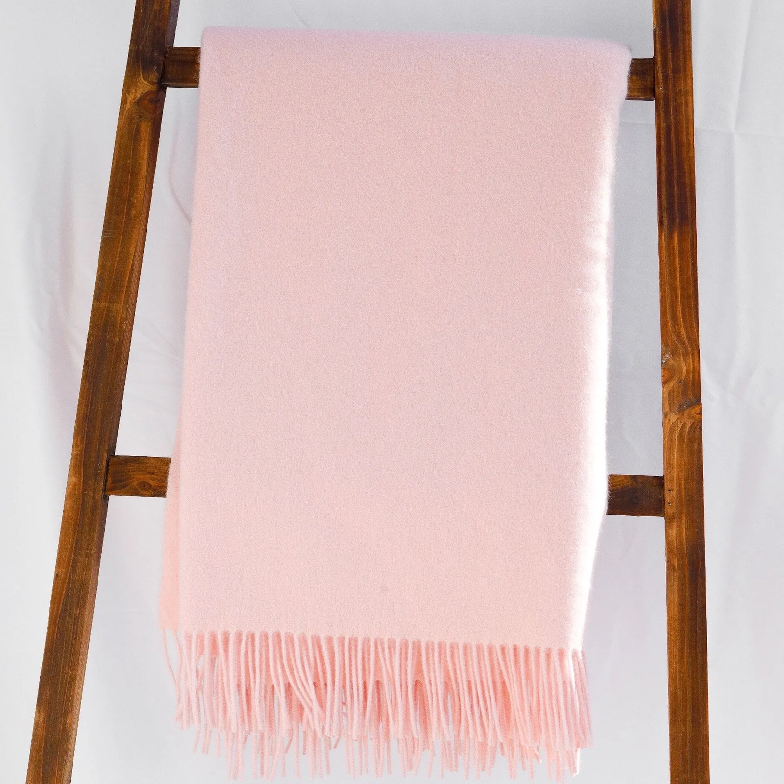 Alashan Classic Cashmere Blend Throw Main Pink Sands Fine Linens