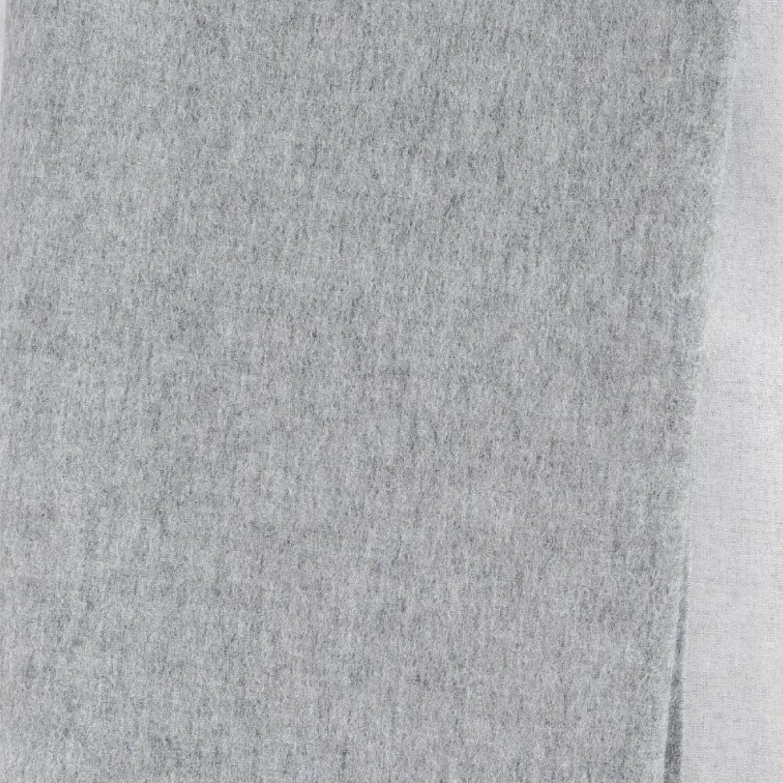 Silo of Alashan Double Faced Classic Cashmere Blend Throw - Ash/White color