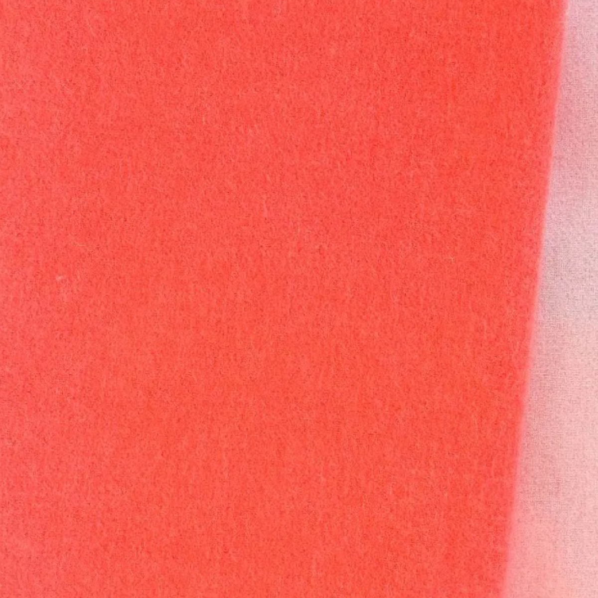 Closeup of Alashan Double Faced Classic Cashmere Blend Throw Coral Pink Sands Color