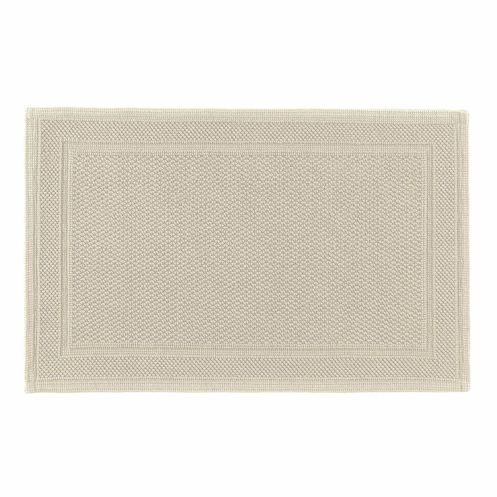 Graccioza Bee Waffle Woven Bath Mat Natural Fine Linens