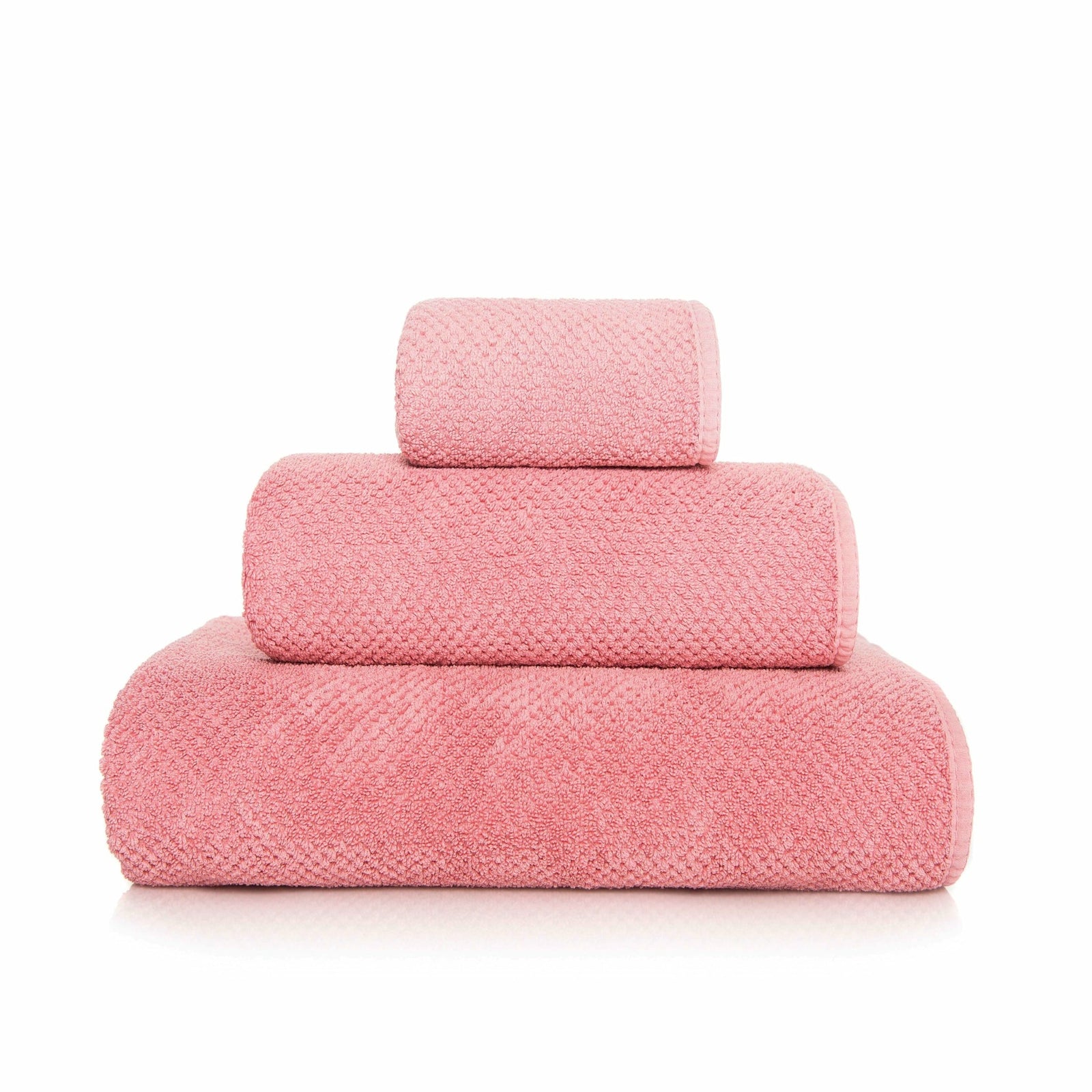 Graccioza Bee Waffle Towels Blush Fine Linens