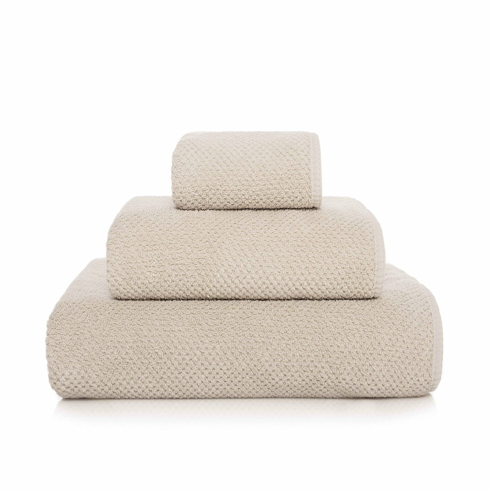 Graccioza Bee Waffle Towels Fog Fine Linens