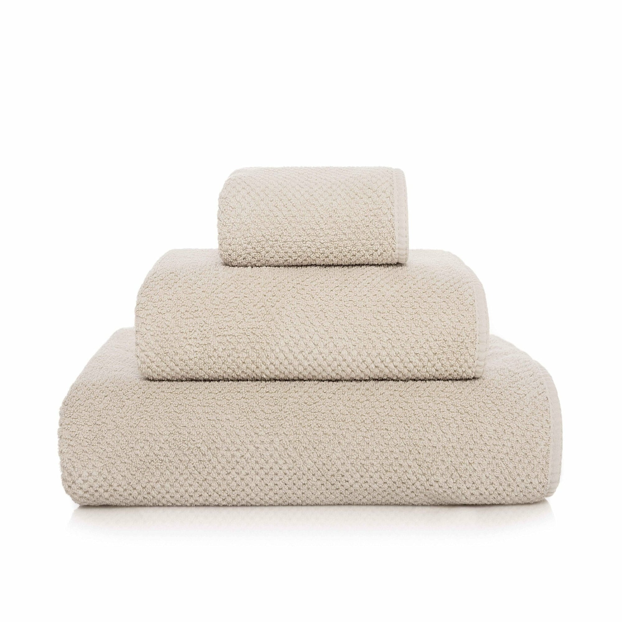 Graccioza Bee Waffle Towels Fog Fine Linens