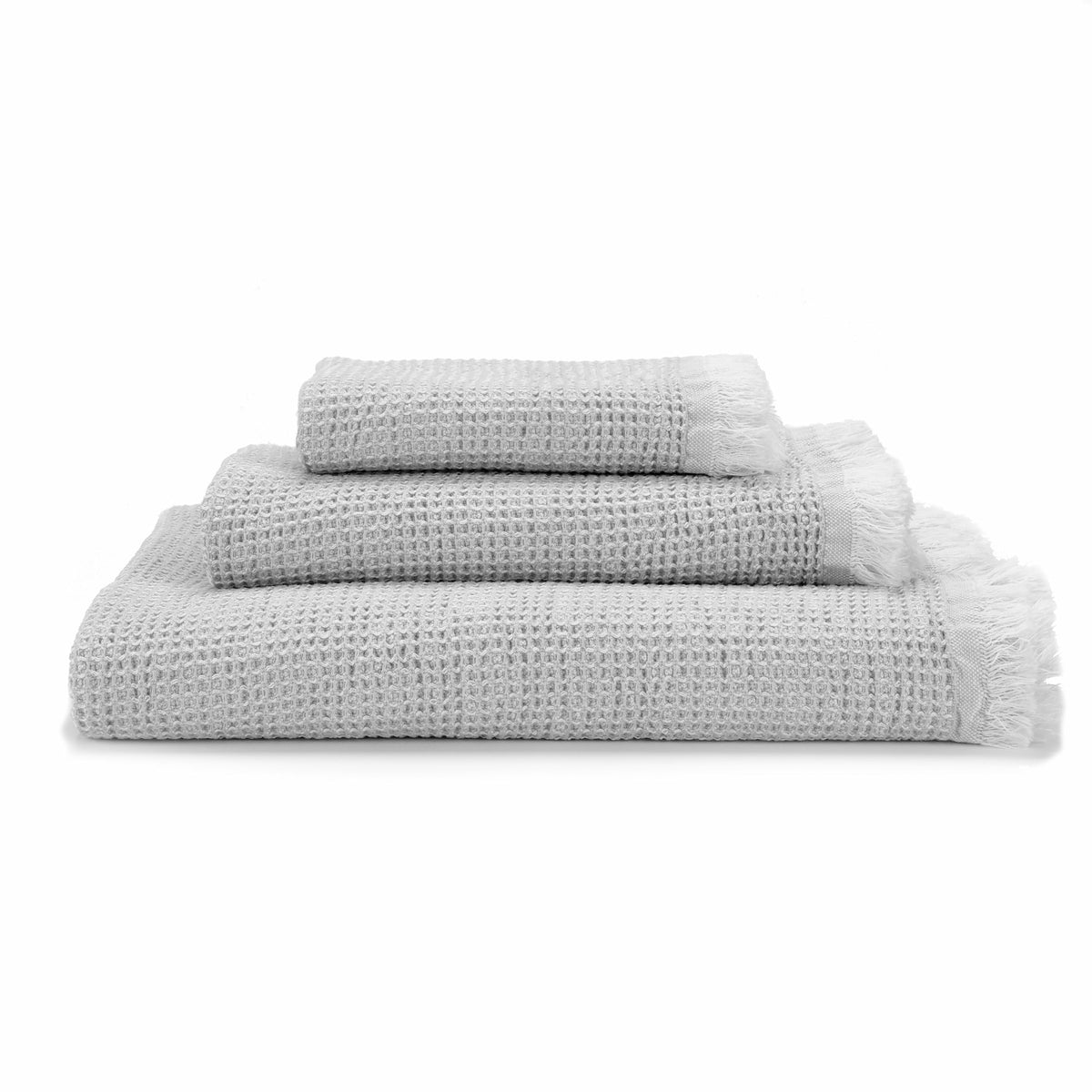 Abyss Bees Bath Towels Stack Platinum (992) Fine Linens