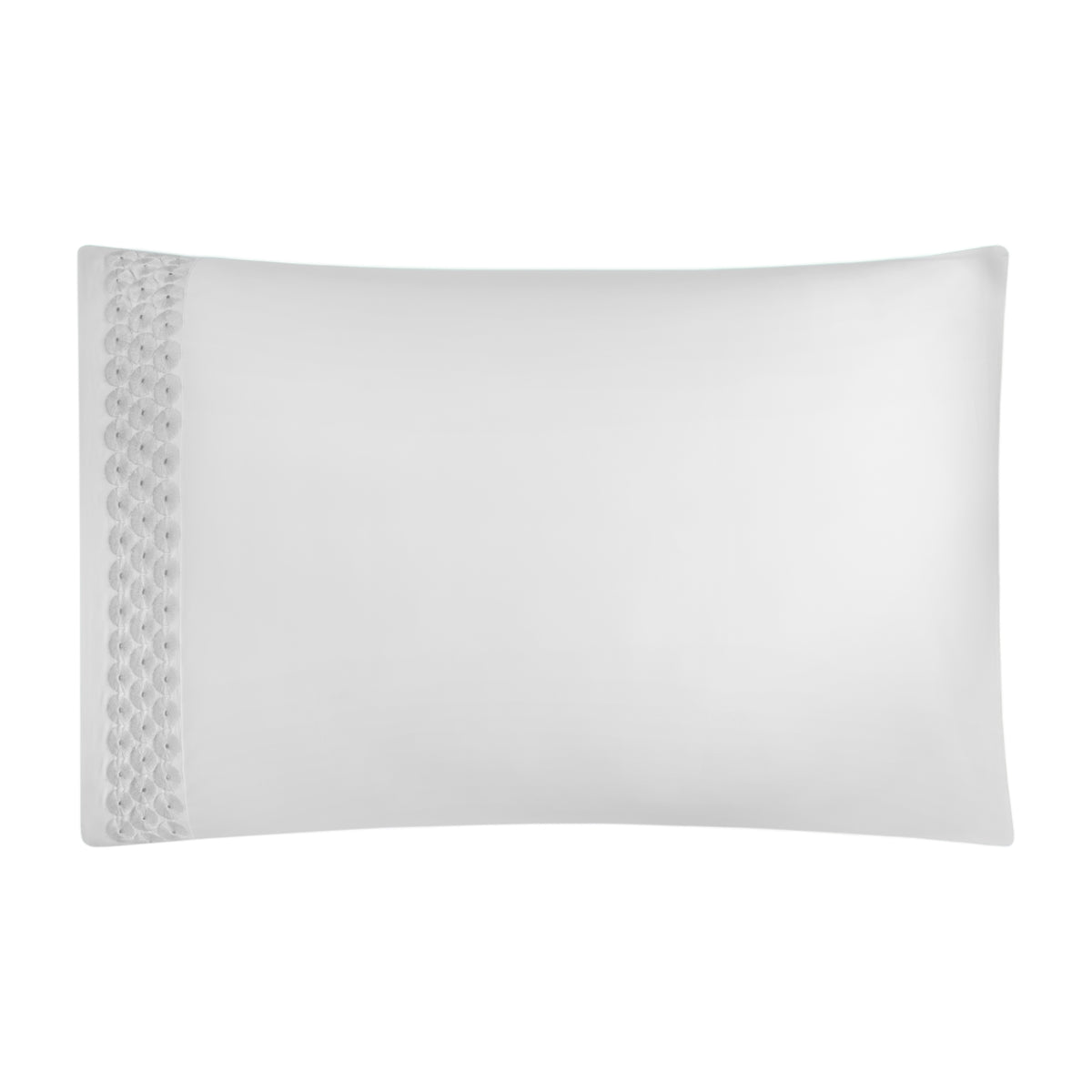 Silo of BOVI Angele Bedding Pillowcase White Silver Color