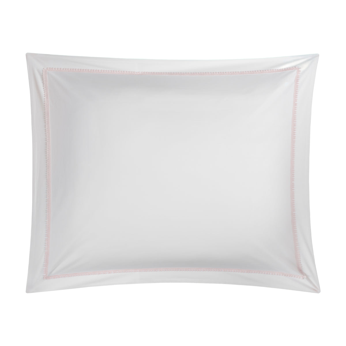 BOVI Bitsy Dots Luxury Bedding Standard Sham White/Light Pink Fine Linens