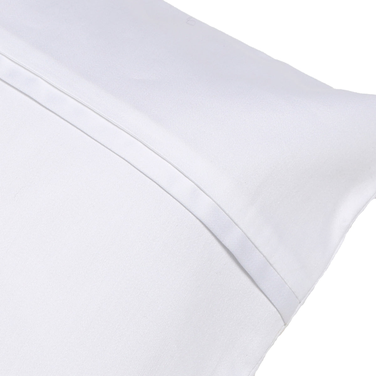 BOVI Estate Bedding Close Up White/White Fine Linens