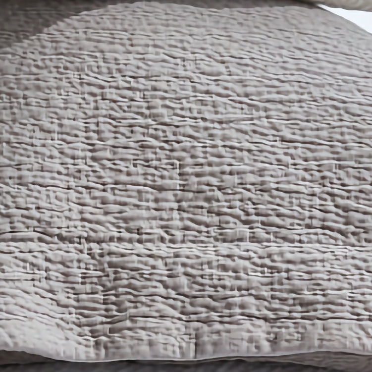 BOVI Lucca Matelass and Shams with Swatch Grey color