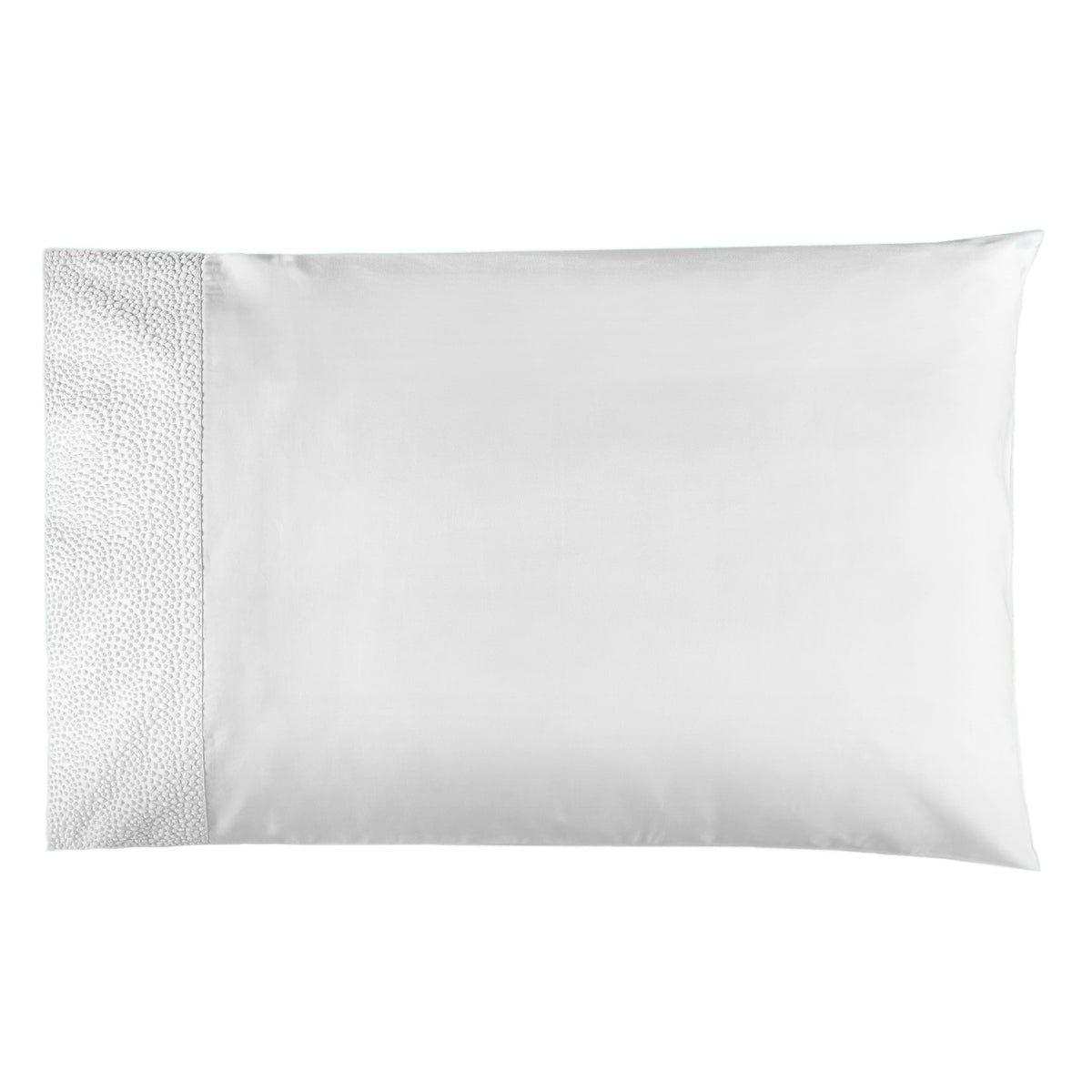 BOVI Pearls Bedding Pillowcase White Fine Linens