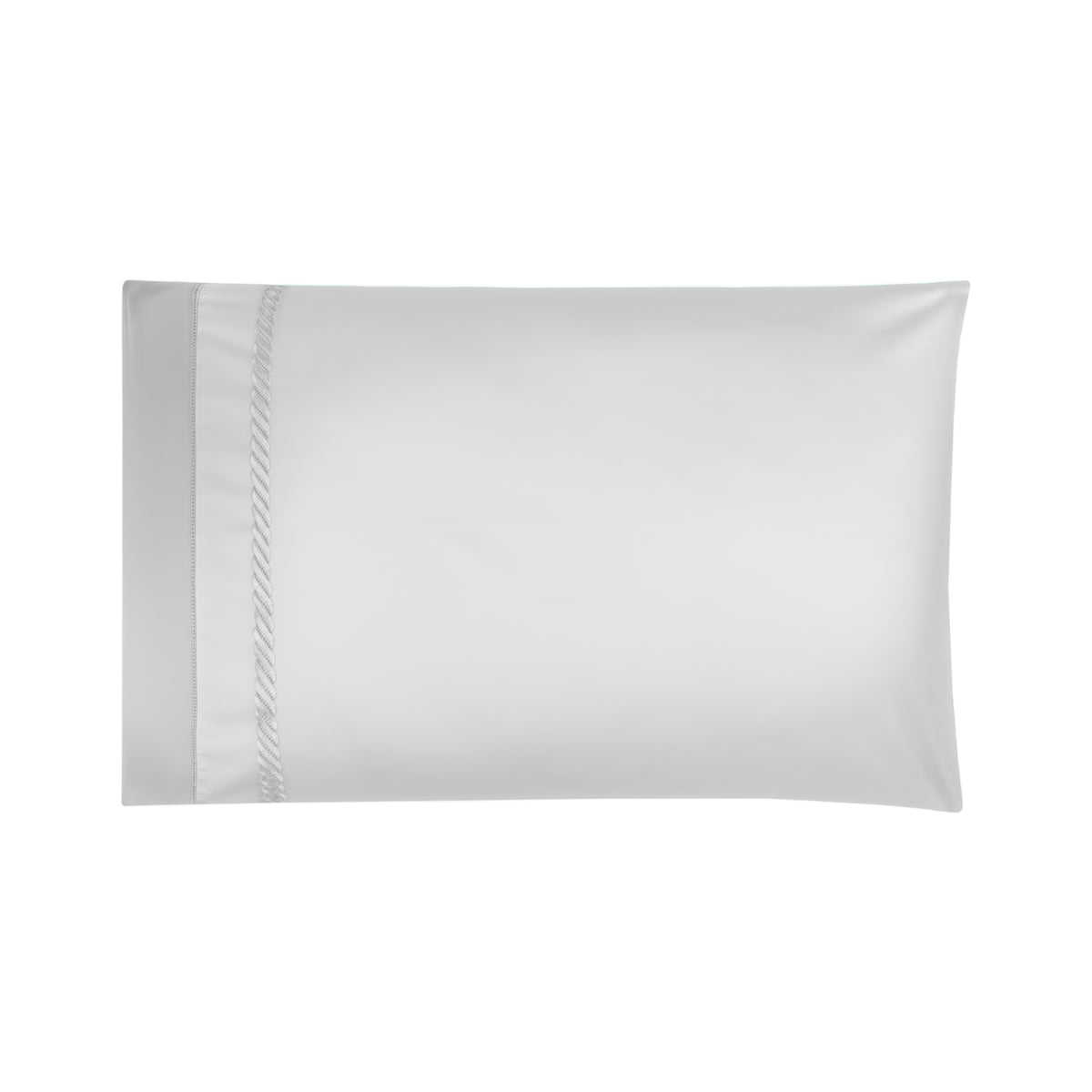 Silo of BOVI Simone Bedding Pillowcase White Silver Colored