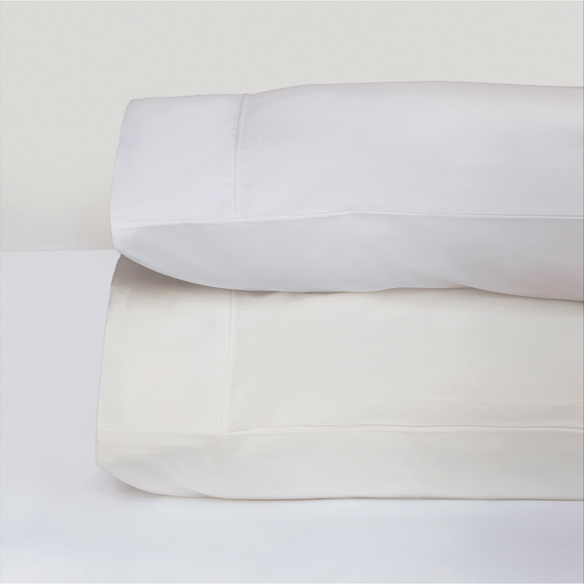 BOVI Simply Percale Bedding Main White Fine Linens