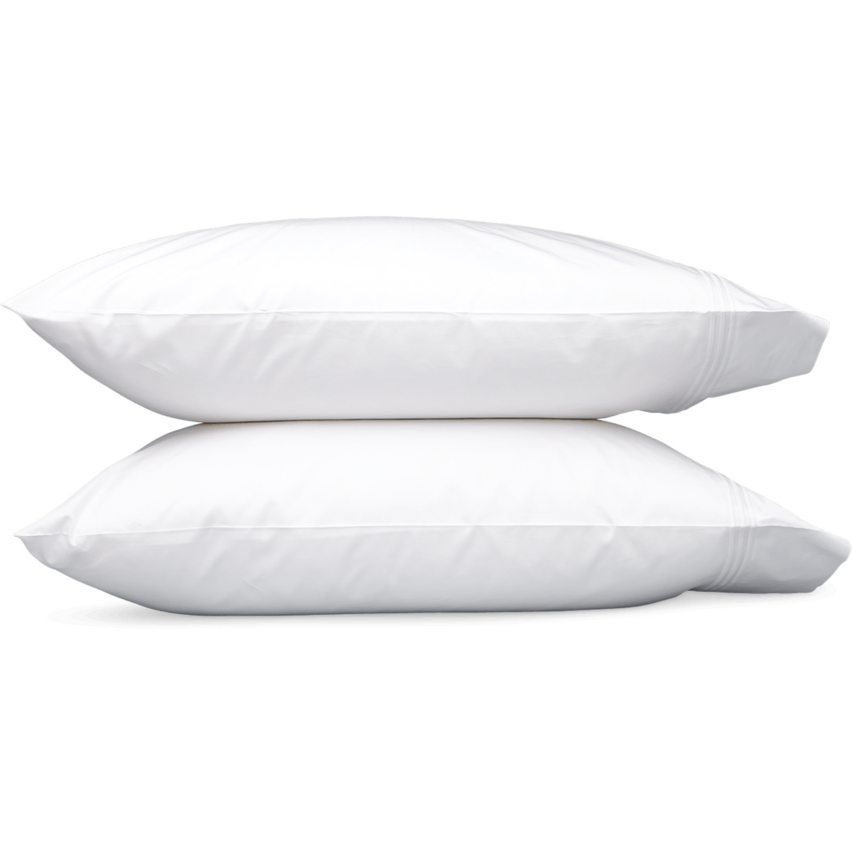 Matouk Bel Tempo Bedding Pillowcases White Fine Linens