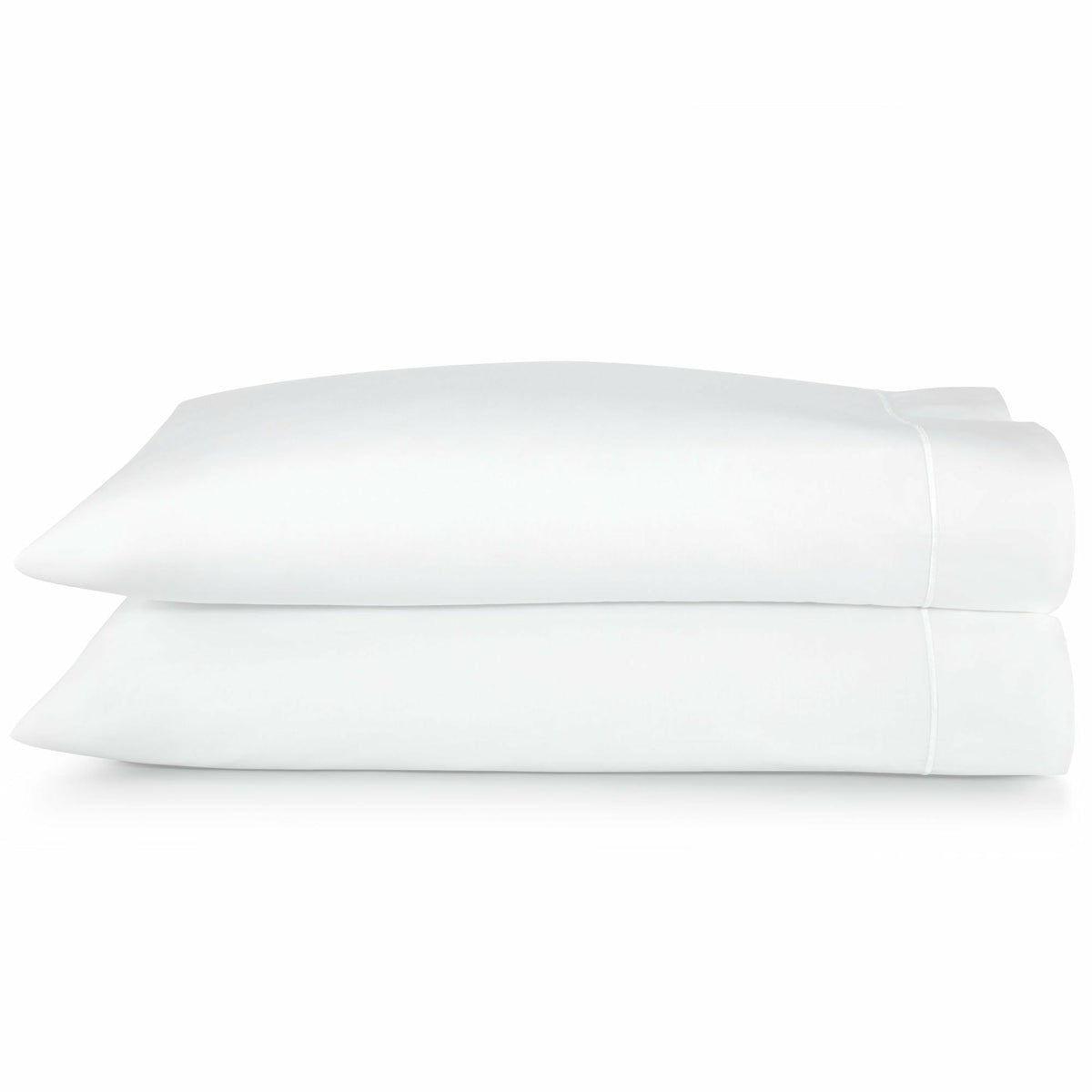 Peacock Alley Boutique Bedding Pair Of Two Pillowcases White Fine Linens
