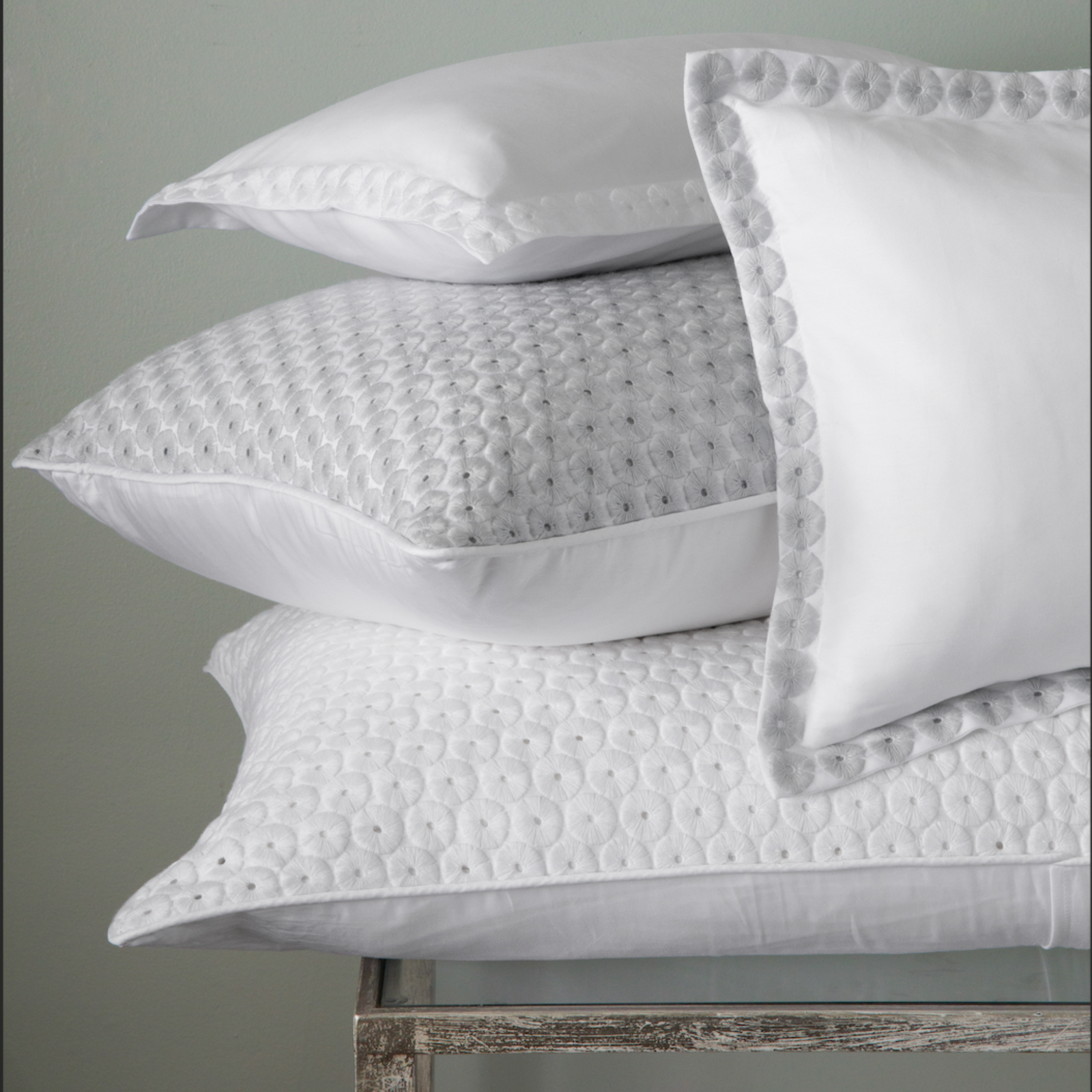 BOVI Angele Bedding Main White/White Fine Linens