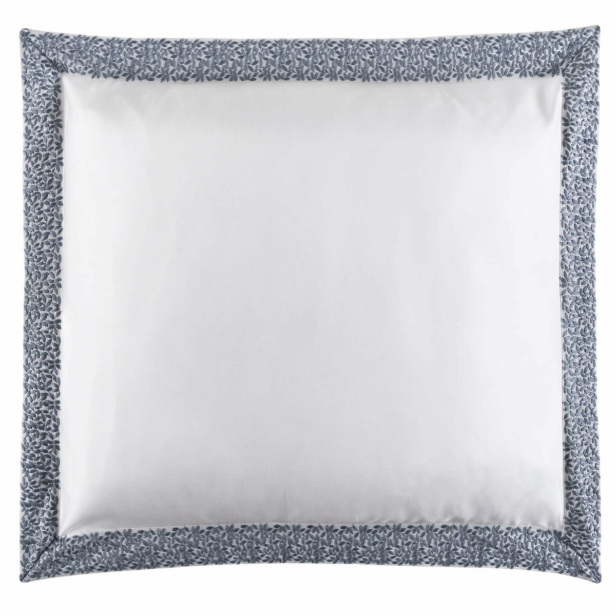 BOVI Malone Bedding Euro Sham White/Blue Fine Linens