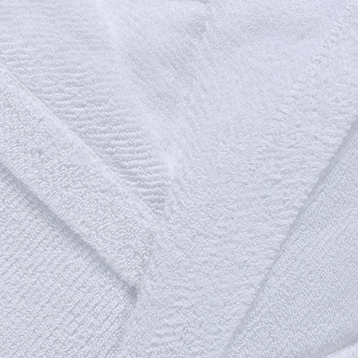 Abyss Capuz Twill Bath Robe Swatch White Fine Linens