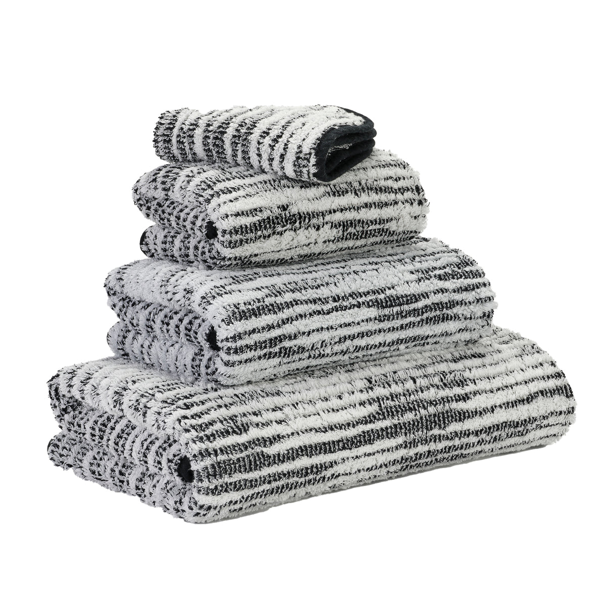 Abyss Cozi Bath Towels Black (990) Fine Linens