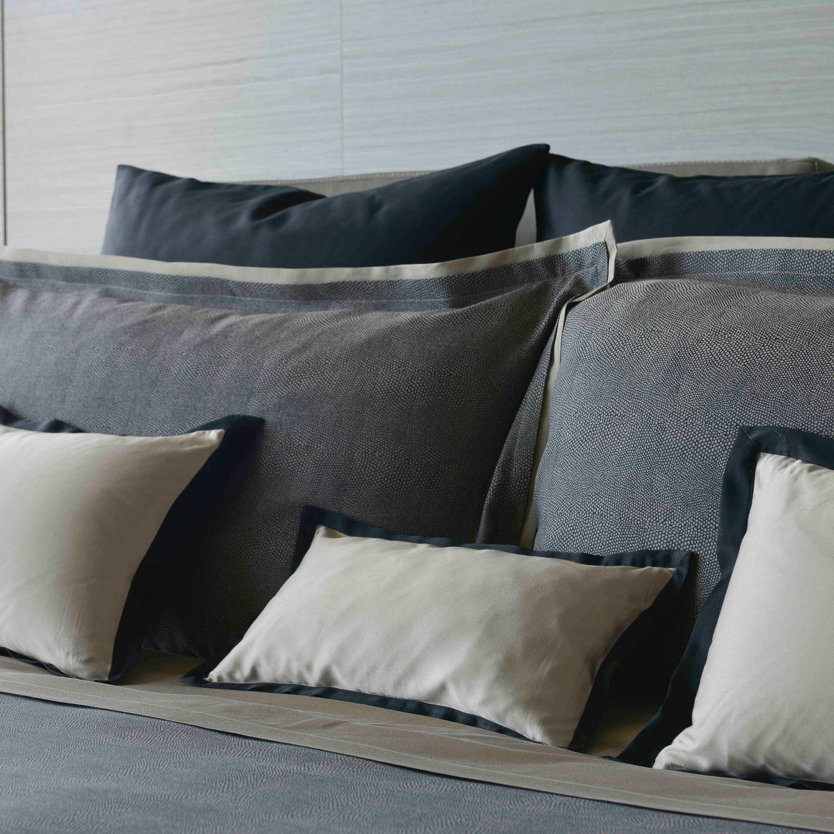 Assorted Pillowcases Lifestyle Shot with Celso de Lemos Kroco Collection