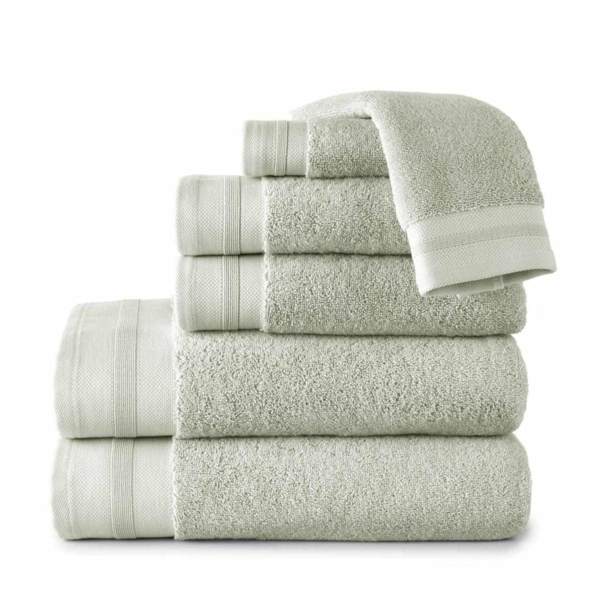 Peacock Alley Coronado Luxe Bath Towels, Bath Towel, Sage