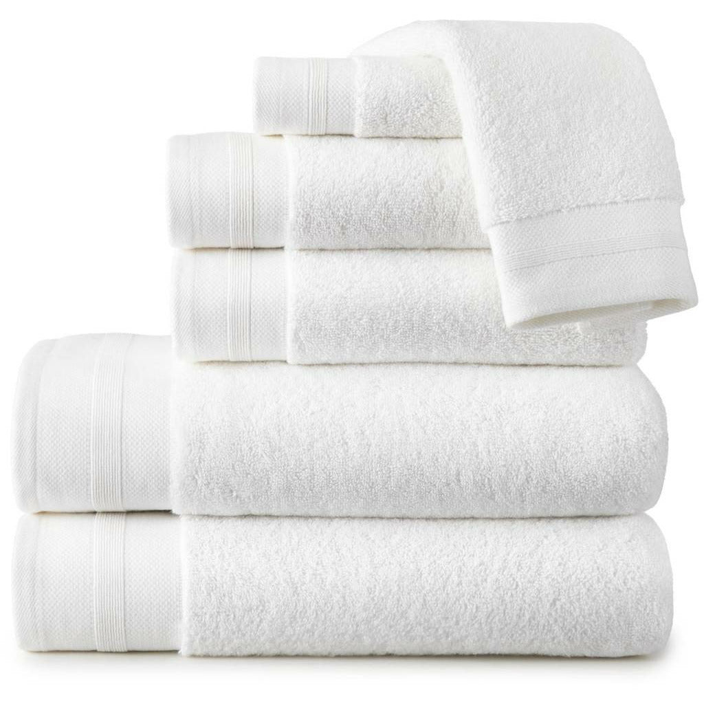 Peacock Alley Coronado Bath Towels White Fine Linens