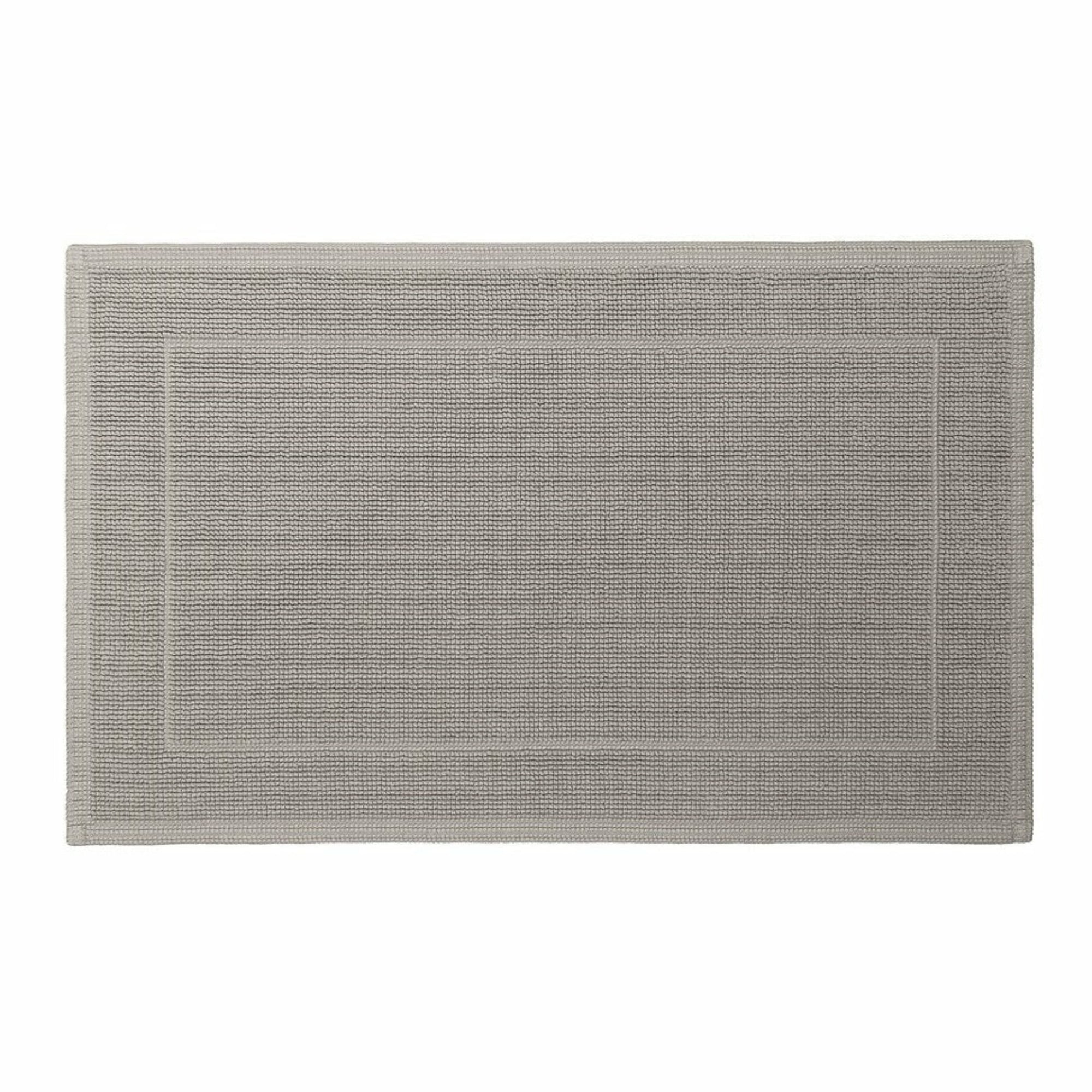 Graccioza Egoist Bath Mat Silver Fine Linens