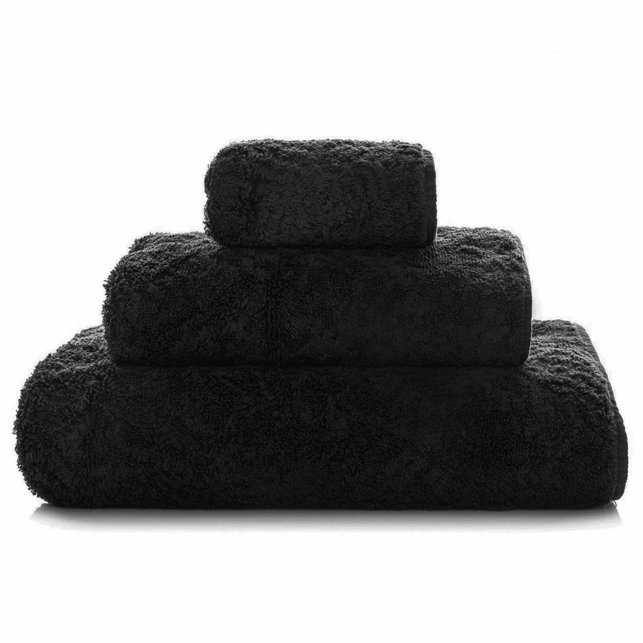 Graccioza Egoist Bath Towels Black - 100% Giza Cotton | 800 GSM