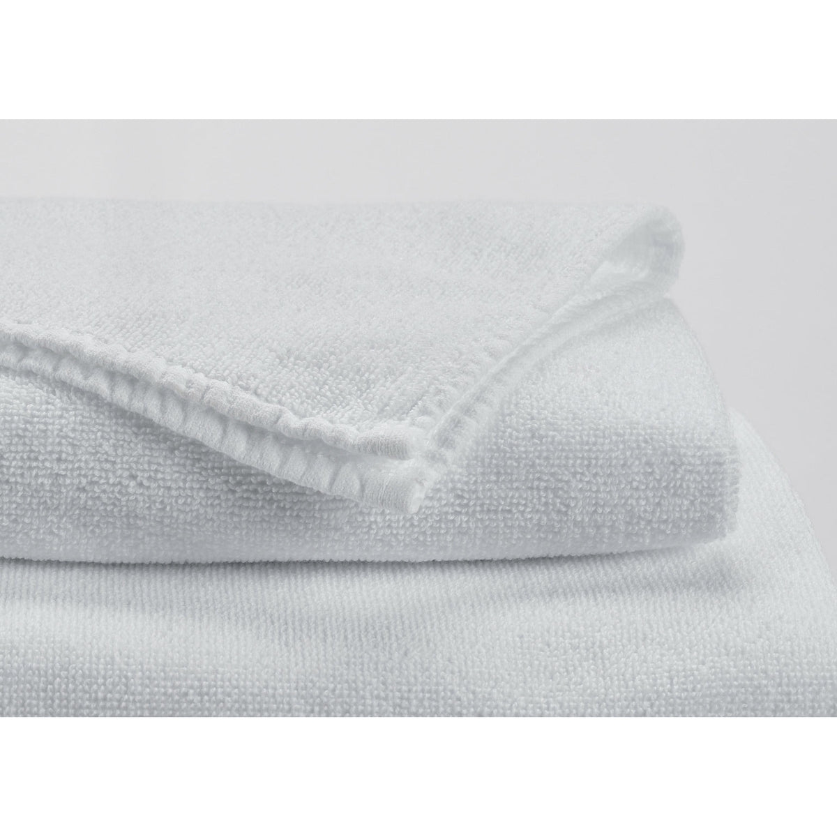 Abyss Spa Bath Towels Close Up White (100) Fine Linens