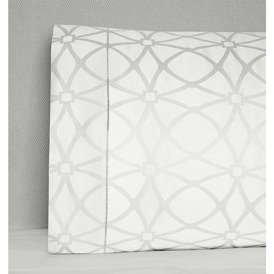 Sferra Giza 45 Porta Bedding Collection Pair Of Two Pillowcases Corner White Fine Linens
