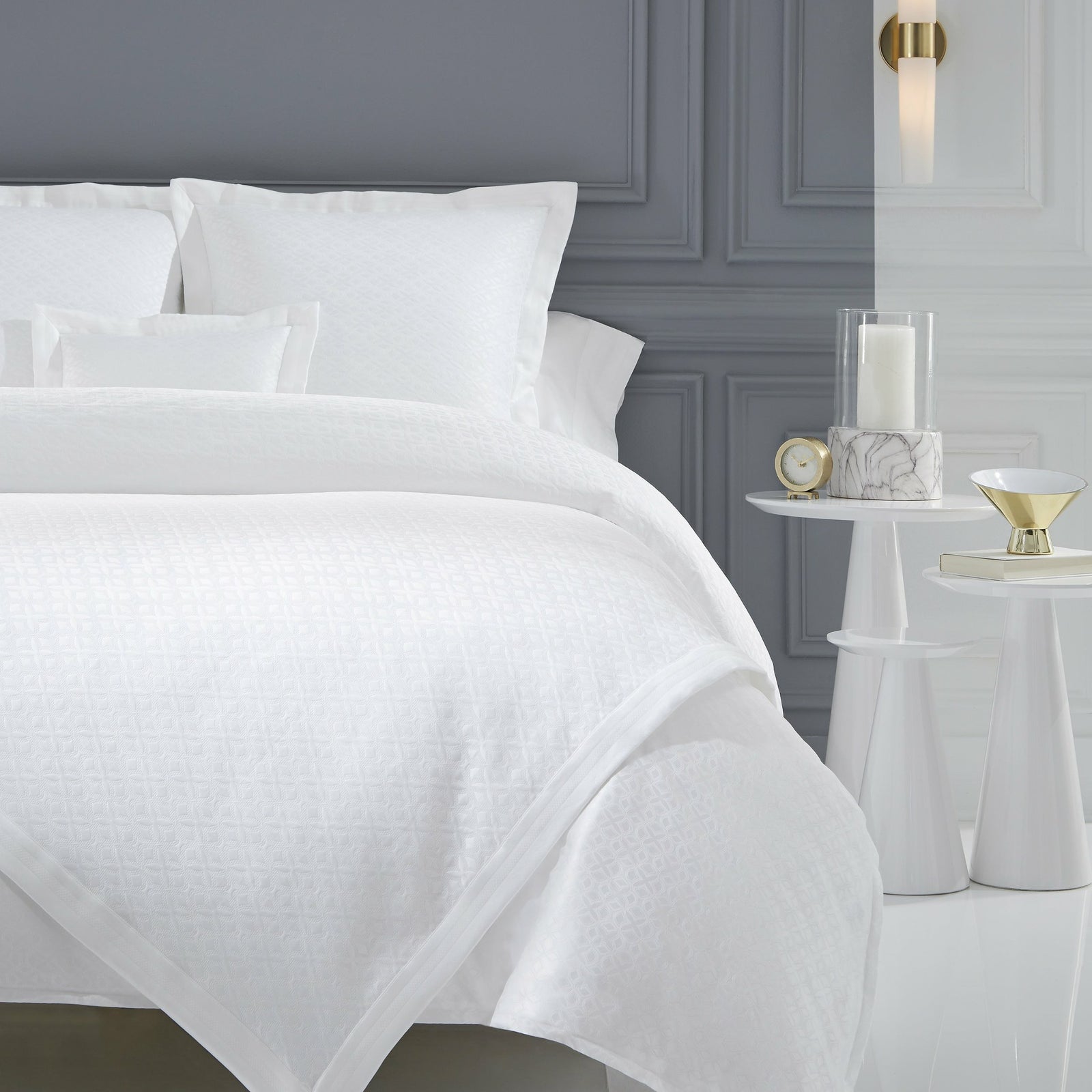 Sferra Giza 45 Quattro Bedding White Fine Linens