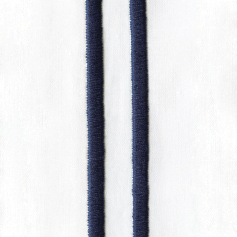 Sferra Grande Hotel Collection White/Navy Fine Linens
