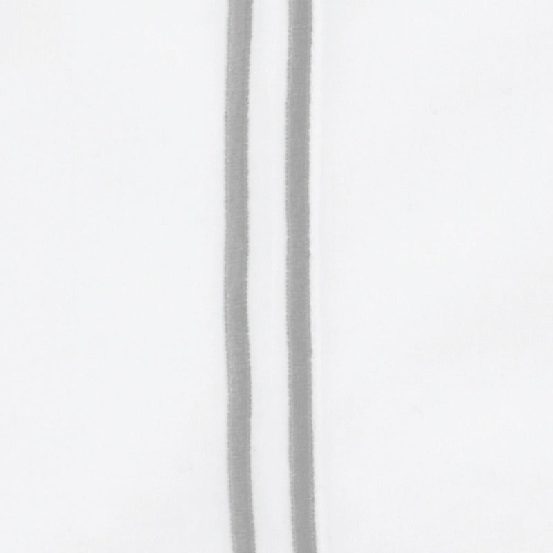 Sferra Grande Hotel Collection White/Silver Fine Linens