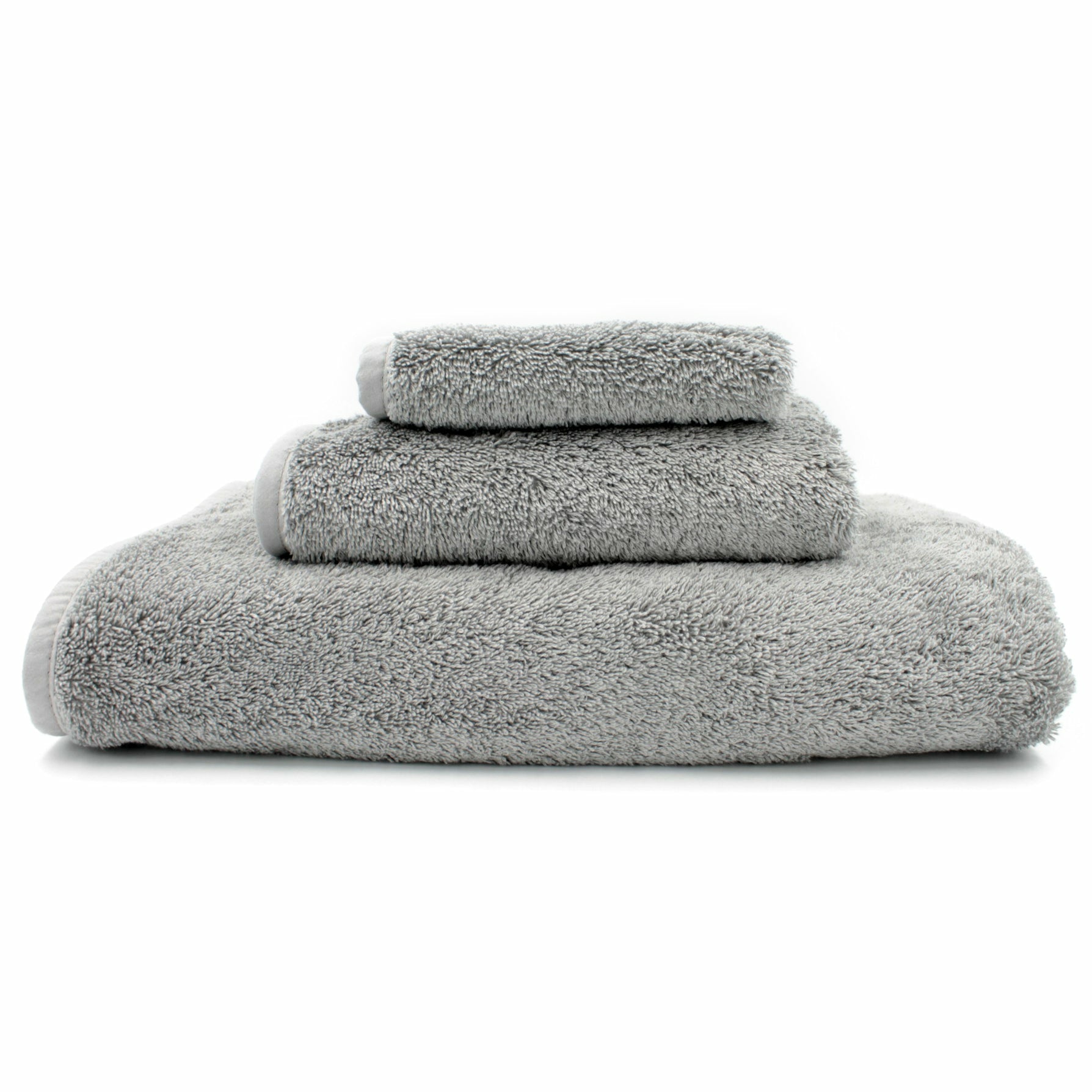 Luxury Gray Washcloth, Cotton Sold by at Home