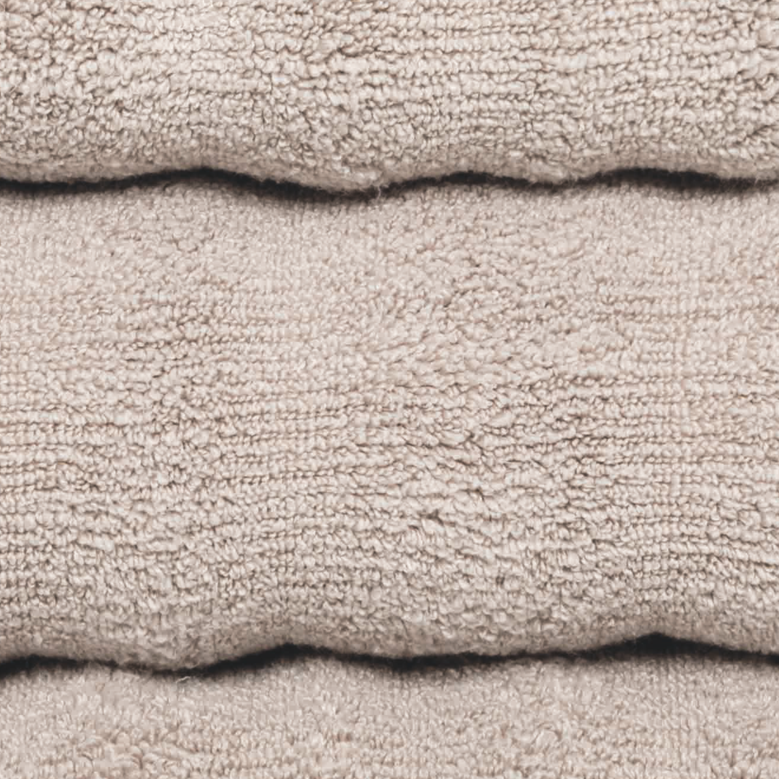 Stack of Gracioza Alentejo Bath Towels Color Fog