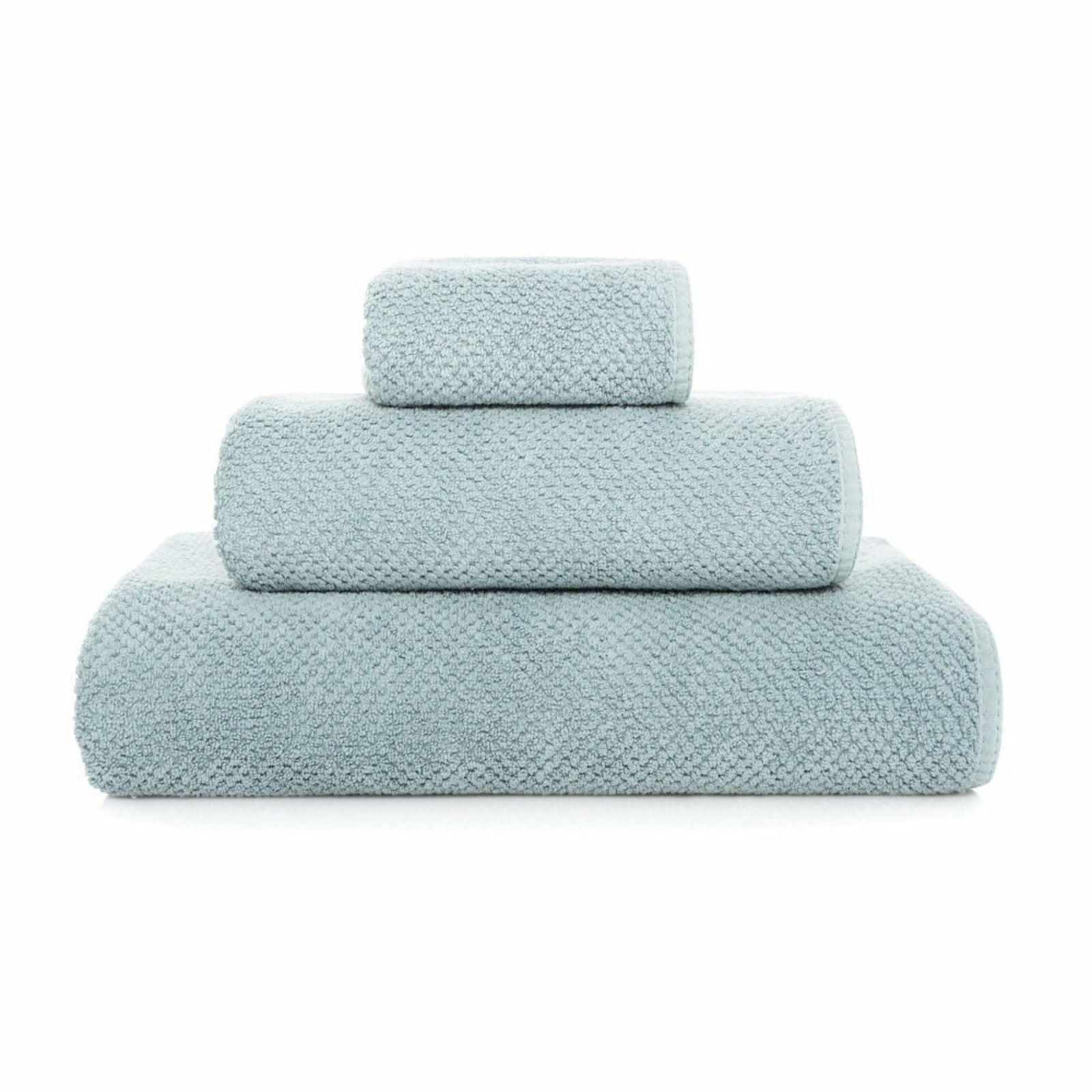 Graccioza Bee Waffle Towels Sea Mist Fine Linens