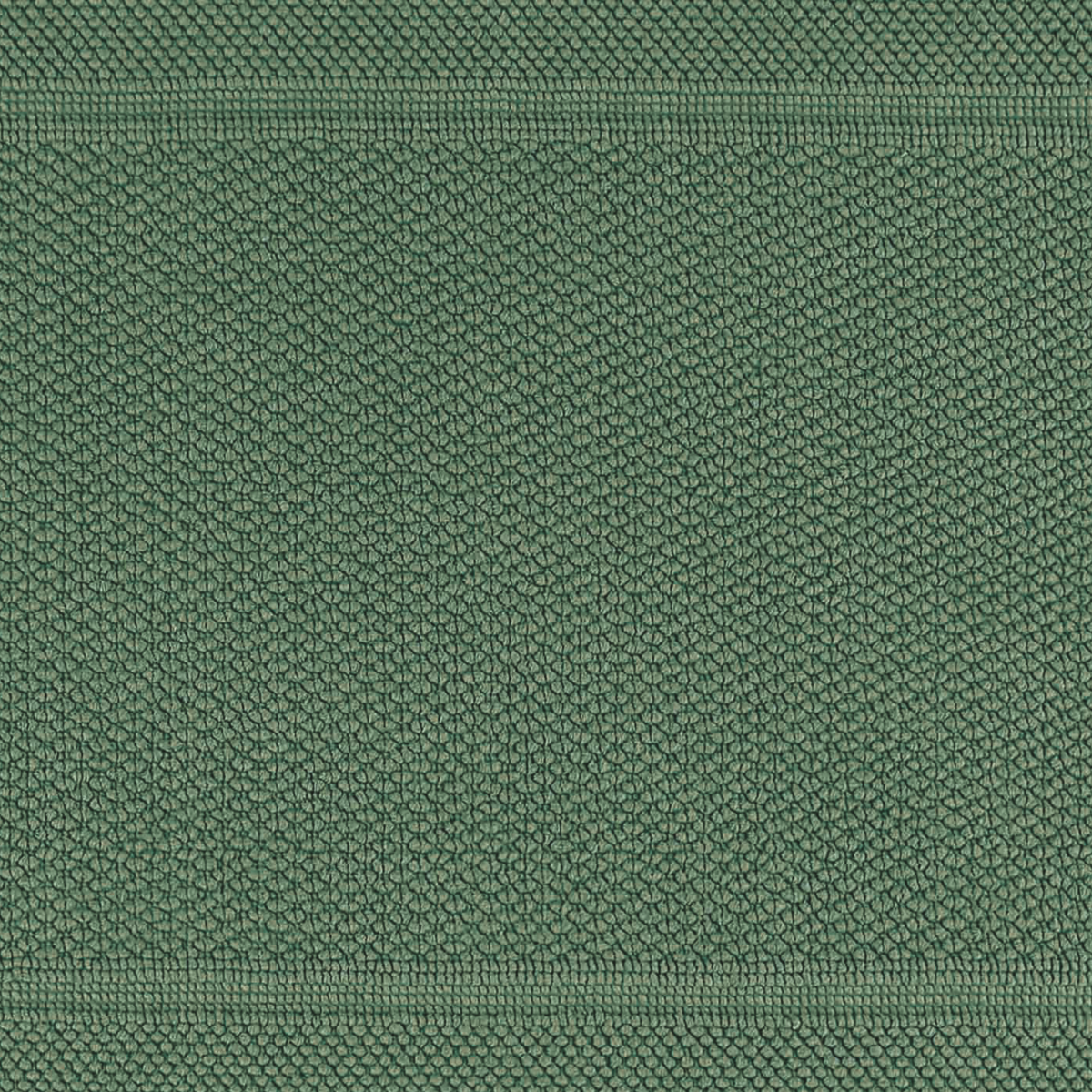 Fabric Closeup of Graccioza Bee Waffle Woven Bath Mat in Jade Color