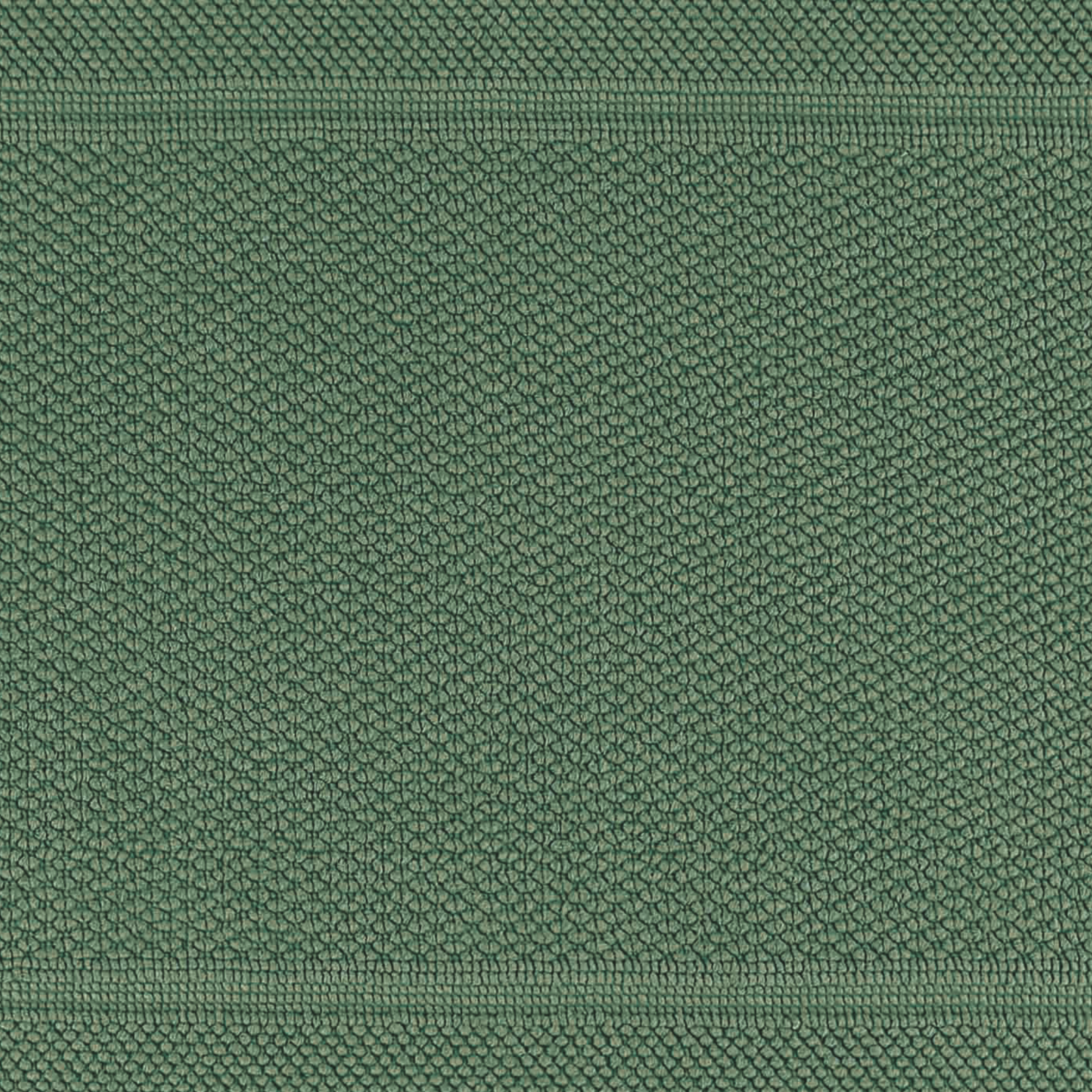 Top View of Graccioza Bee Waffle Woven Bath Mat in Jade Color