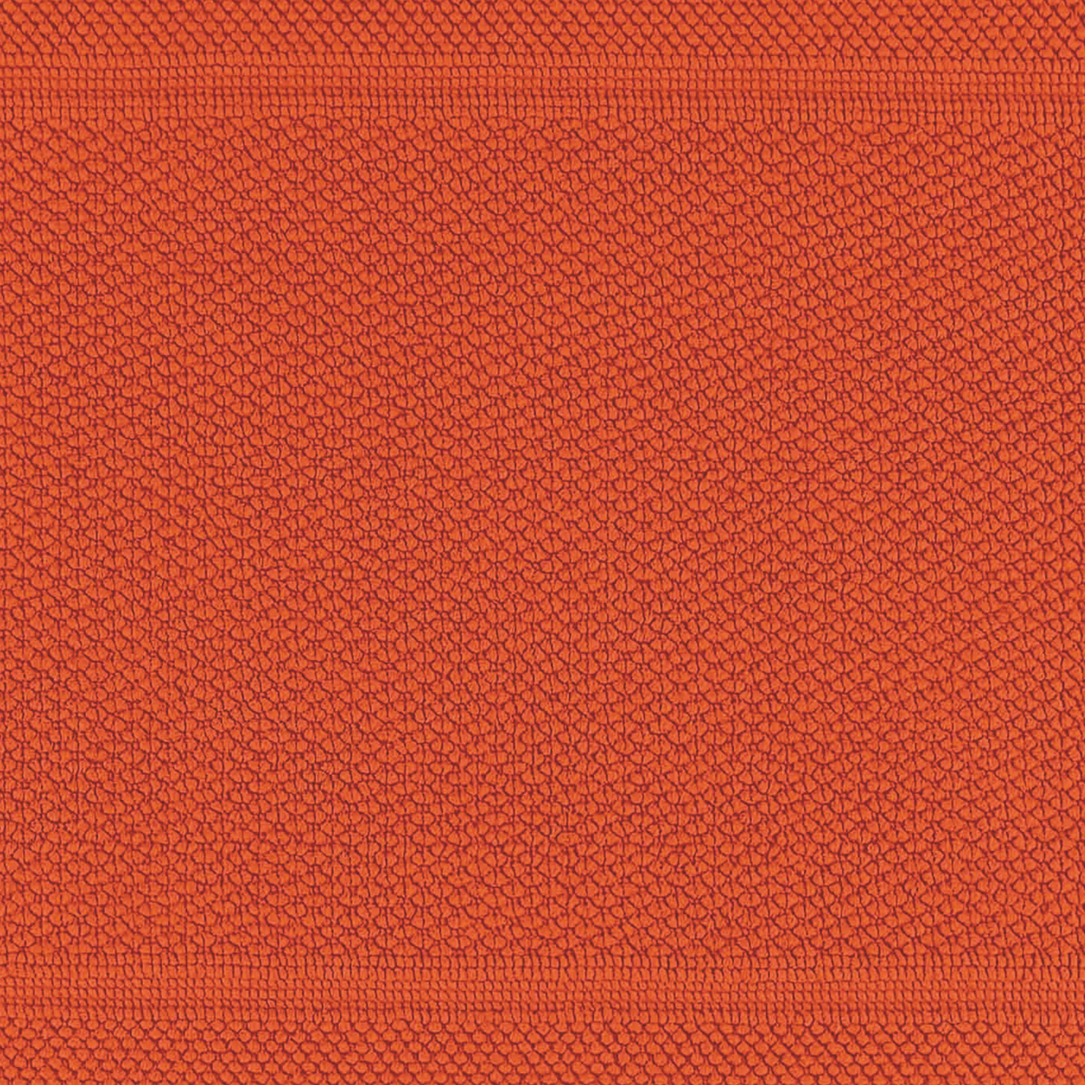 Fabric Closeup of Graccioza Bee Waffle Woven Bath Mat in Spicy Color