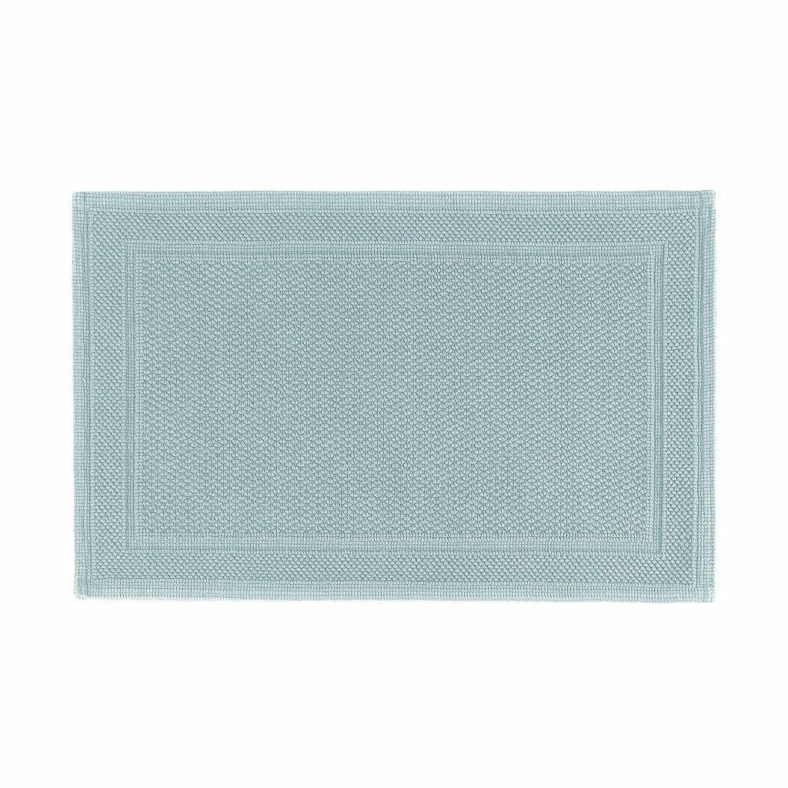 Graccioza Bee Waffle Woven Bath Mat Sea Mist Fine Linens