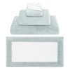 Graccioza Bicolore Bath Towels and Rugs - Sea Mist/White featured image