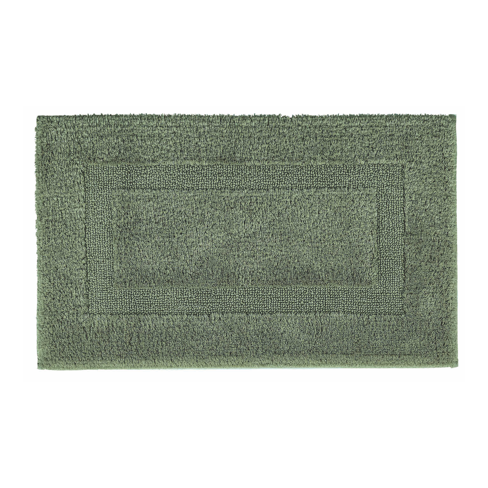 Top View of Graccioza Classic Bath Rug Jade Color