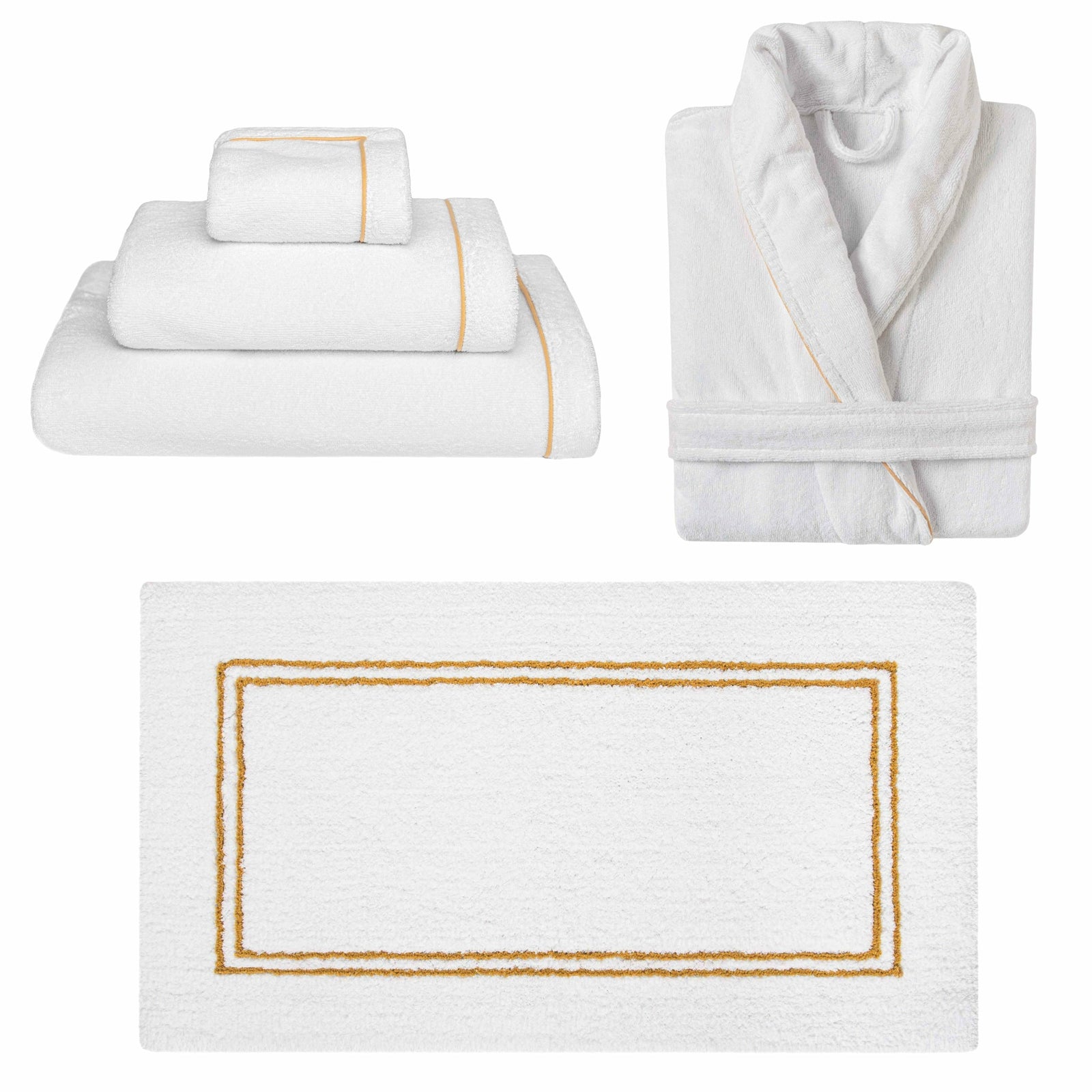 Graccioza Continental Bath Linens Main Gold Fine Linens