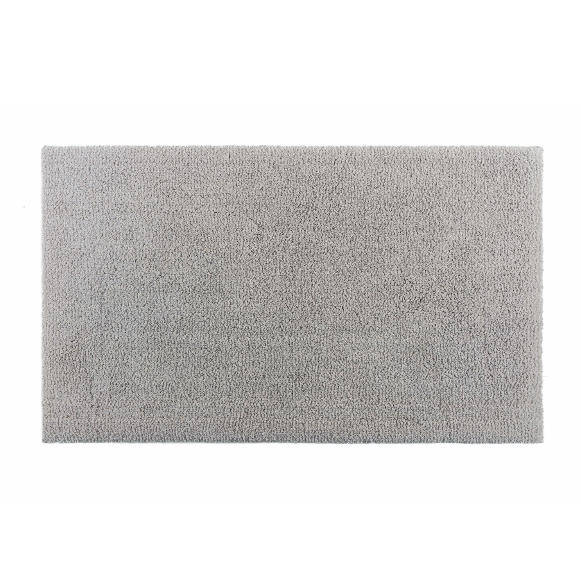 Graccioza Cool Bath Rugs Silver Against a White Background