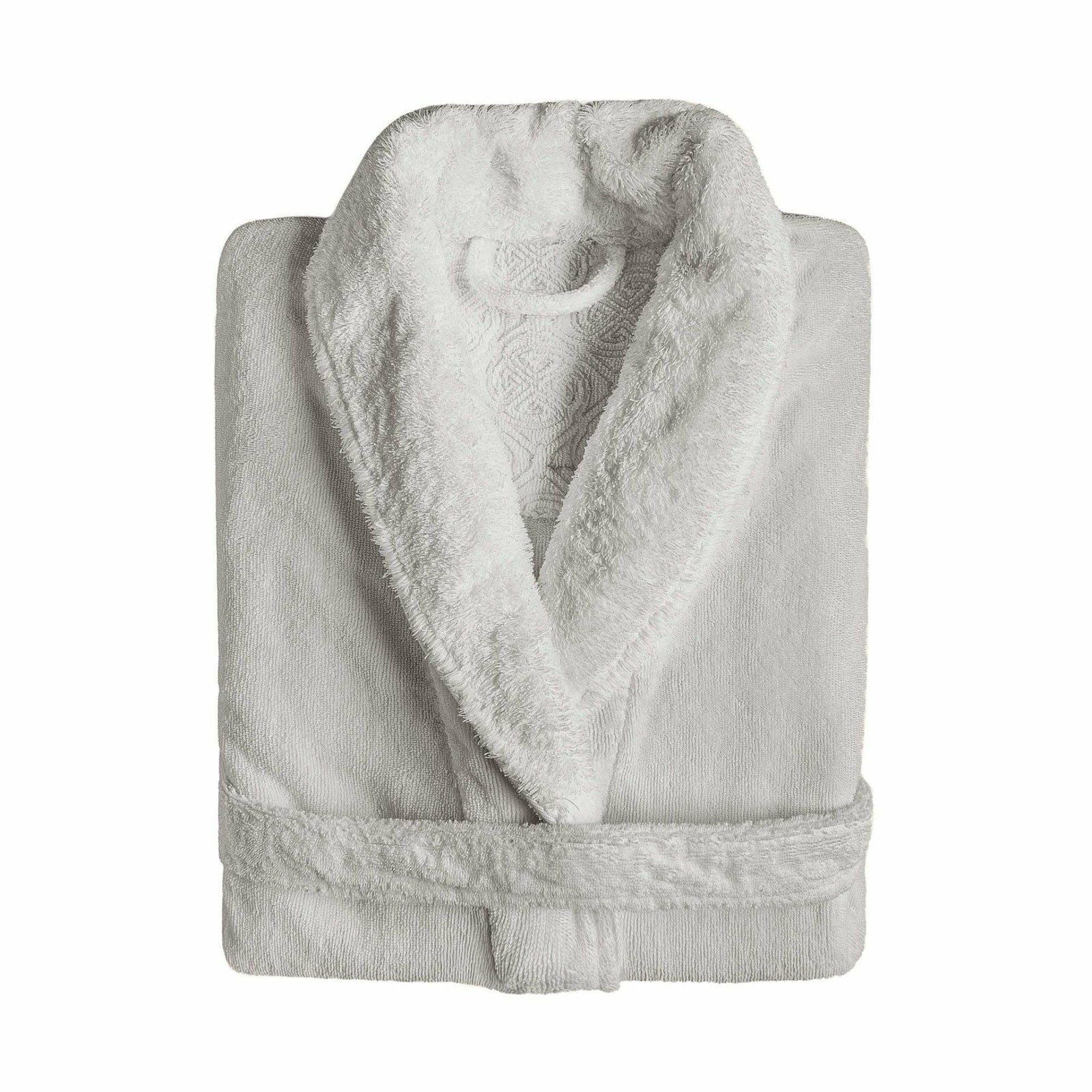 Graccioza Egoist Bath Robe Silver Fine Linens