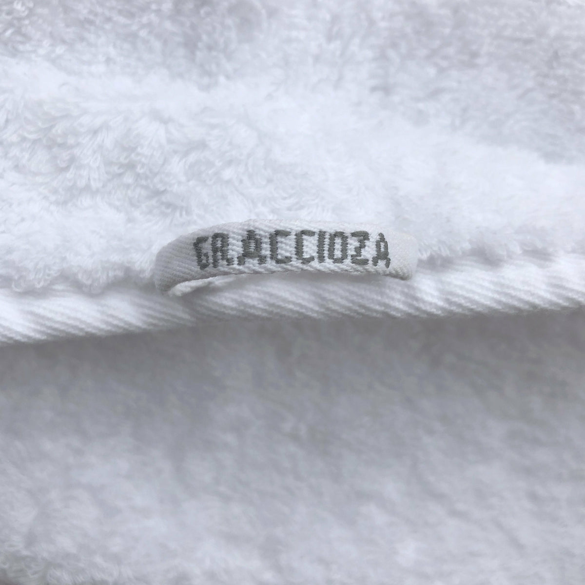 Graccioza Egoist Bath Towels Tag Fine Linens