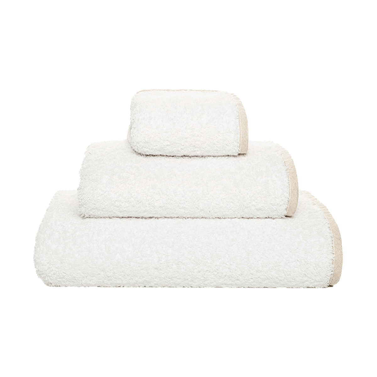 Clear Image of Graccioza Linen Snow Bath Towels