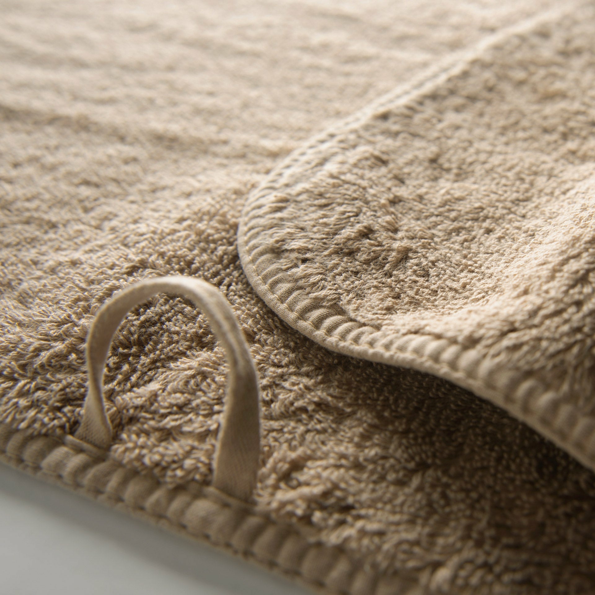 Graccioza Long Double Loop Bath Towels - Stone