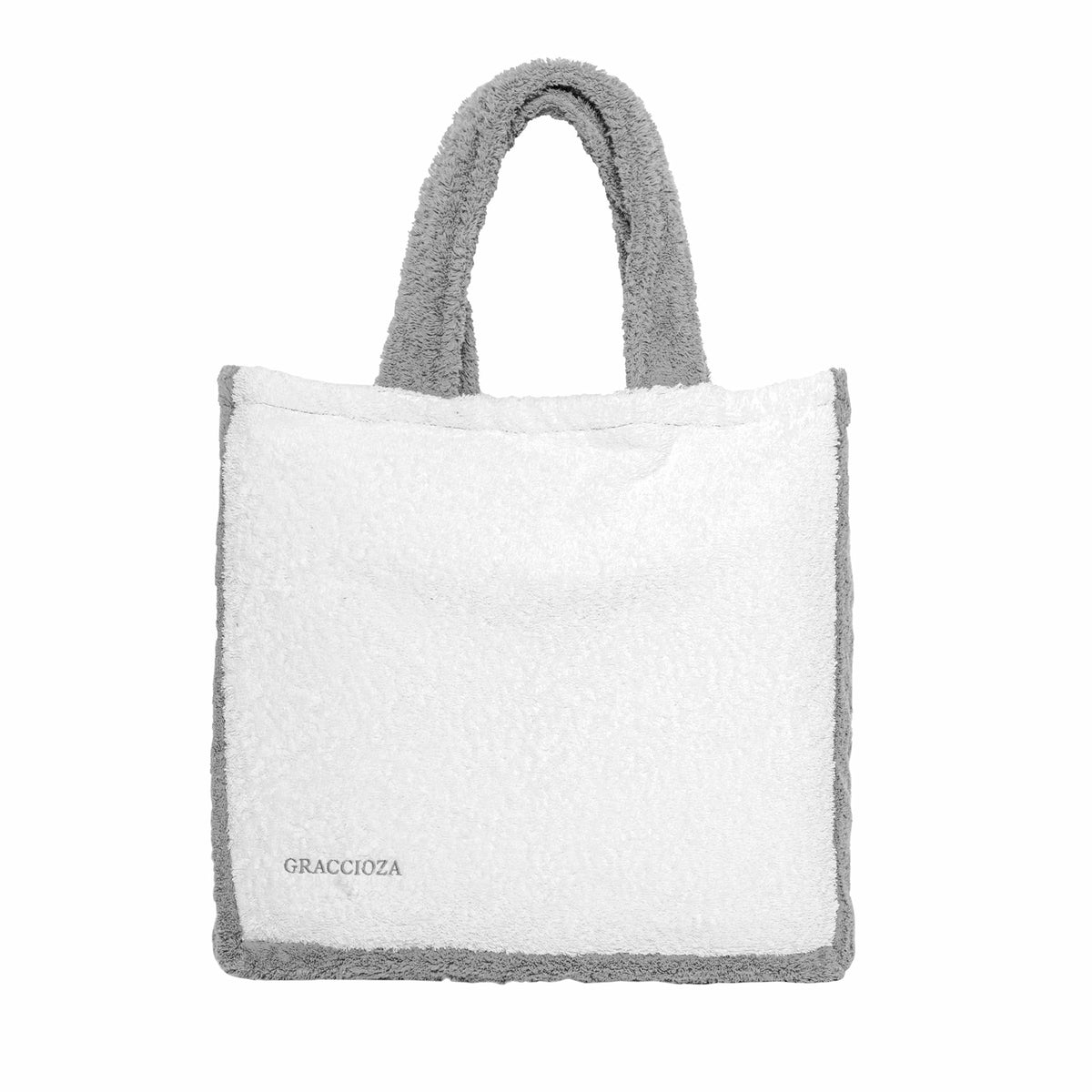 Graccioza Lux Beach Collection Bag Silver Fine Linens