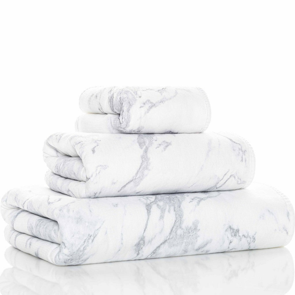 Graccioza Mabel Bath Towels and Rugs Stack Slanted Fine Linens