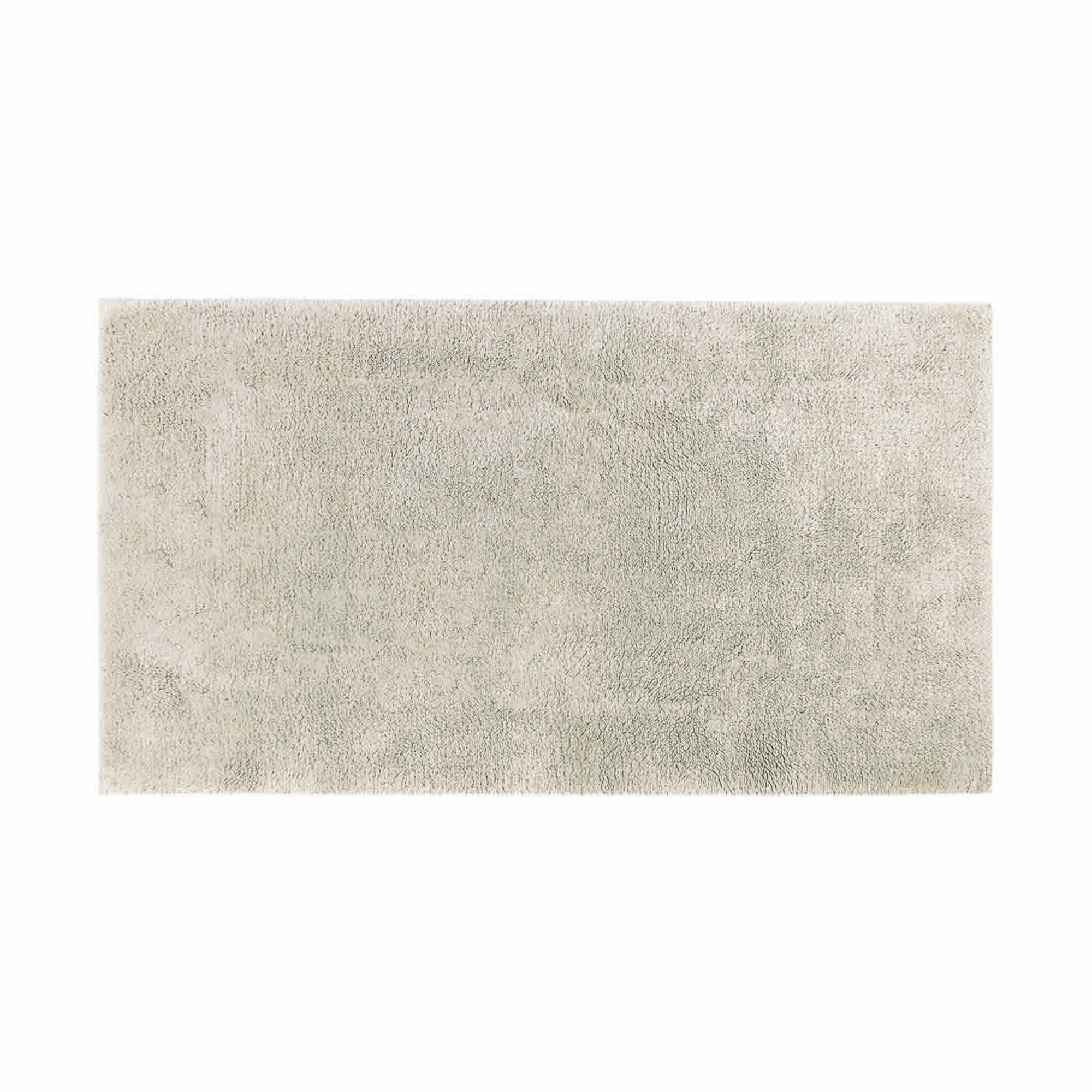 Fog Color Graccioza Plain Egoist Bath Rug against a White Background