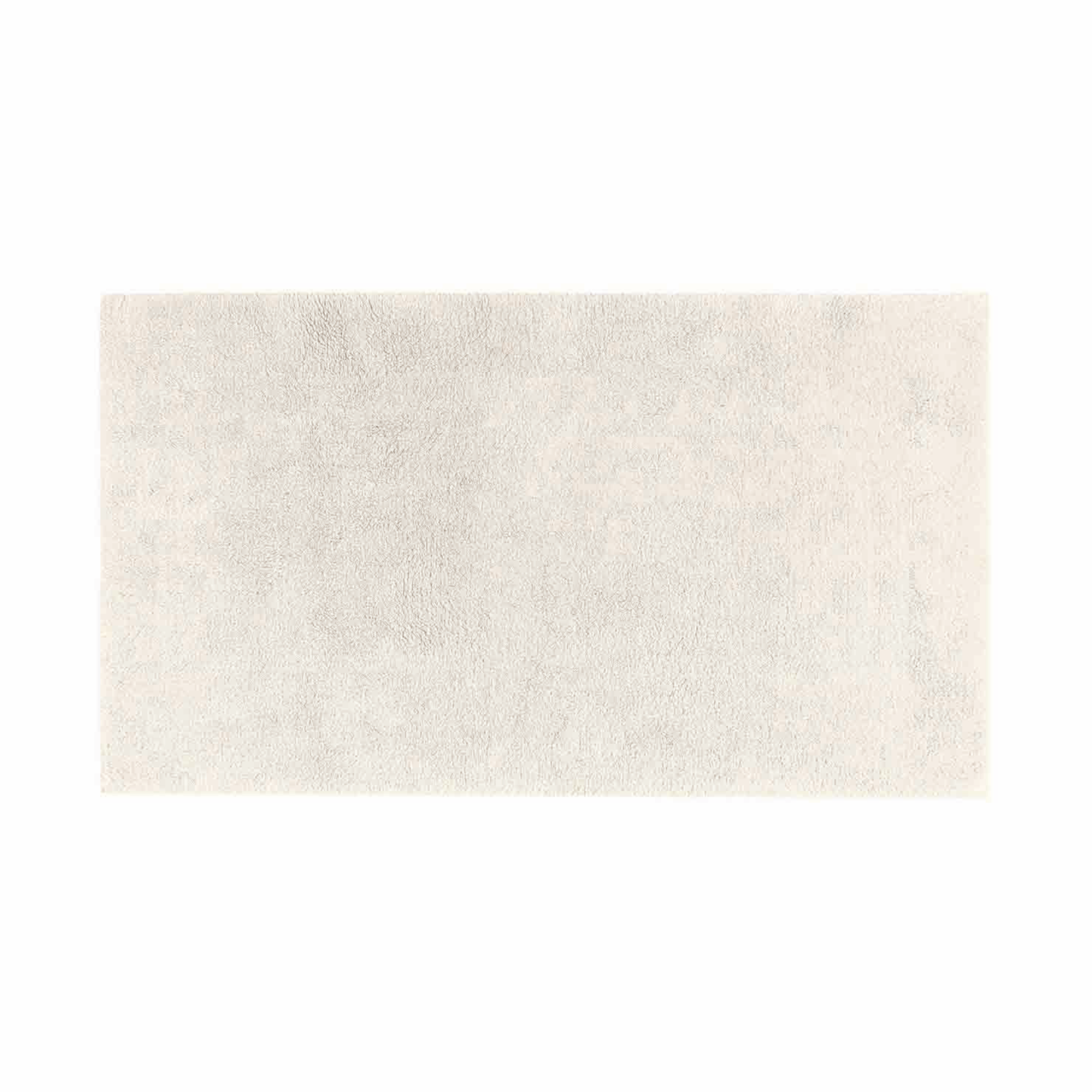 Natural Color Graccioza Plain Egoist Bath Rug against a White Background